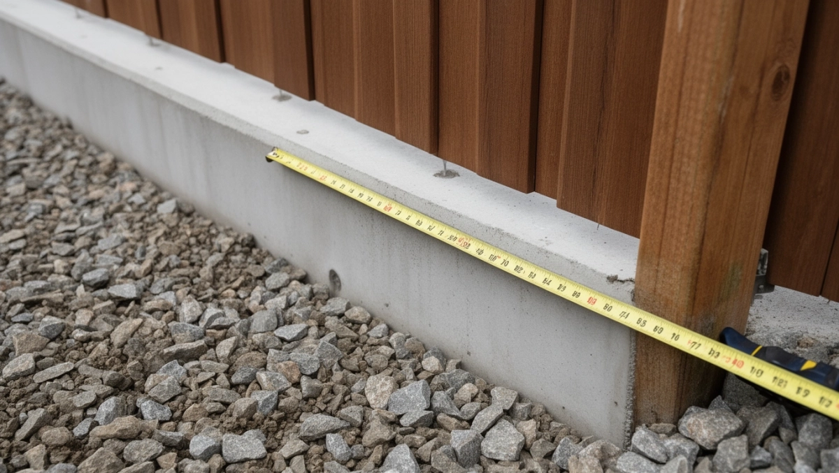 Długość podmurówki betonowej