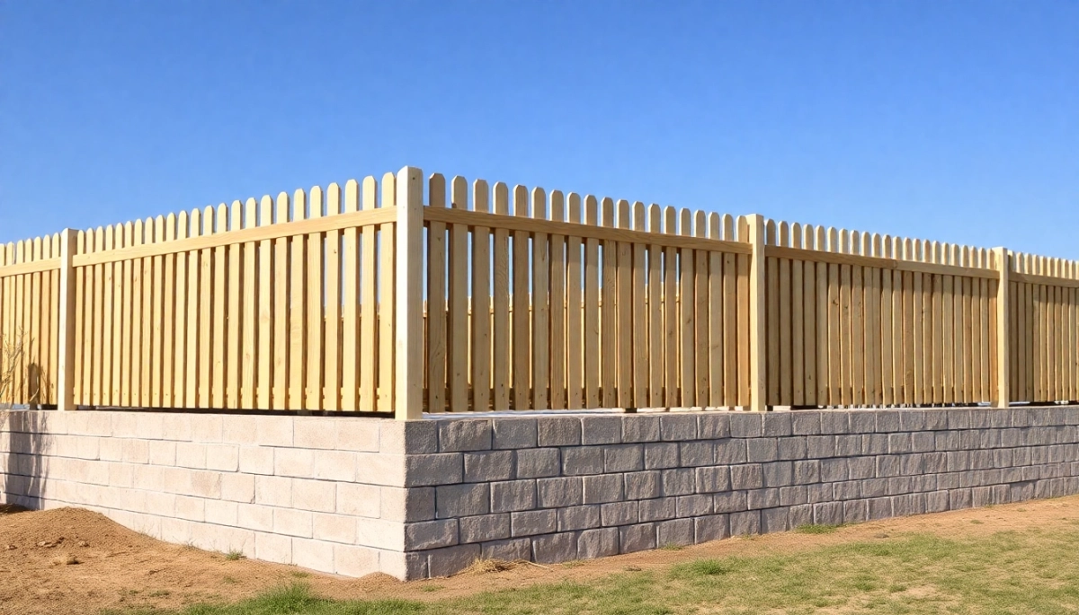 Kompletne ogrodzenie z podmurówką cena