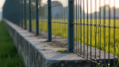 Koszt ogrodzenia z siatki z podmurówką Sosnowiec