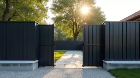 Ogrodzenie panelowe z podmurówką montaż cena Częstochowa