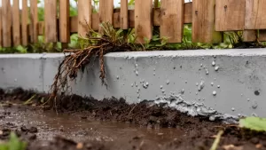 Malowanie podmurówki betonowej