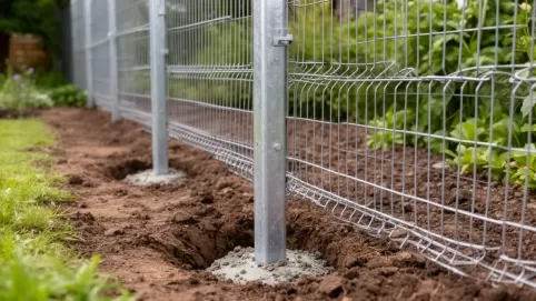 Ogrodzenie panelowe bez podmurówki montaż