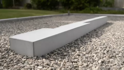 Podmurówka betonowa gładka
